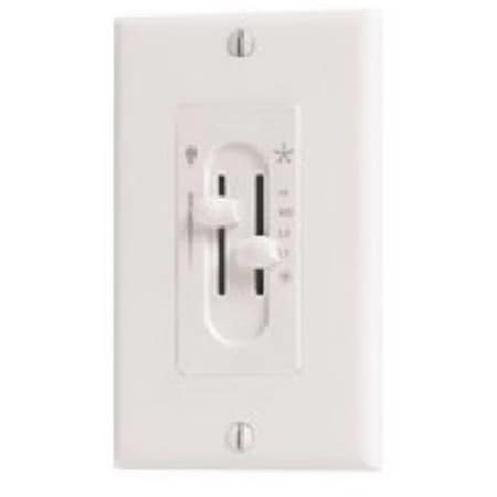 Hunter Hunter Fan 27182 3 Speed Fan and Light Dual Slide Control 666925